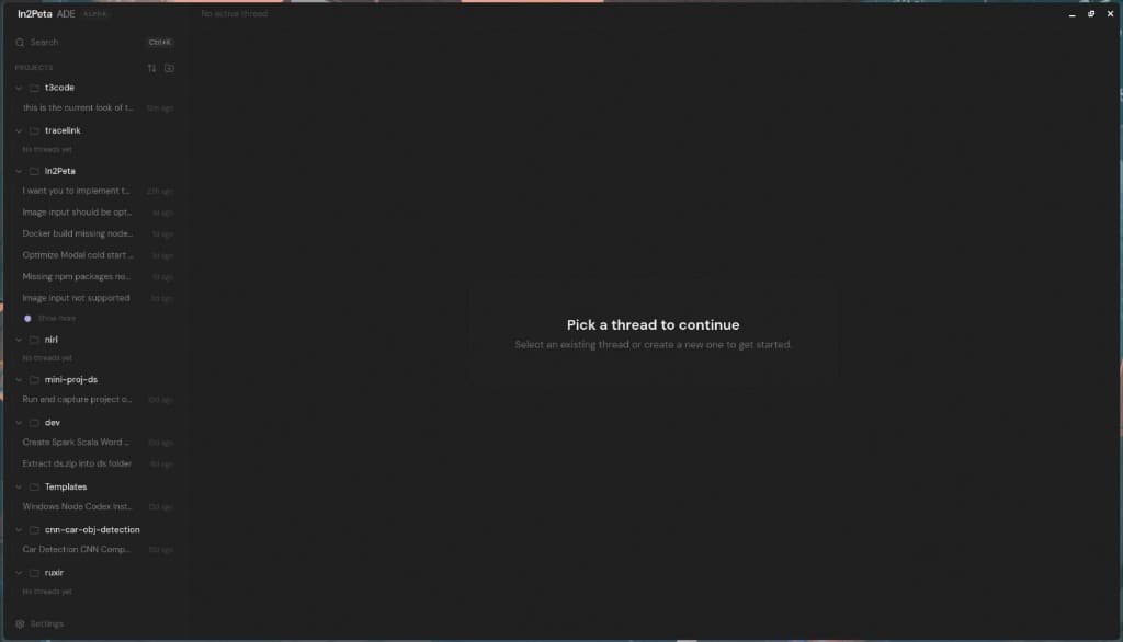 In2Peta ADE Interface